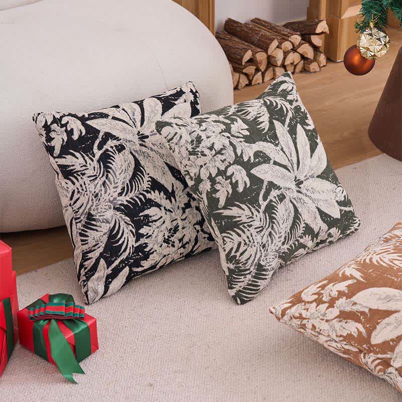 Tropical Island Leaf Throw Pillow - image 2