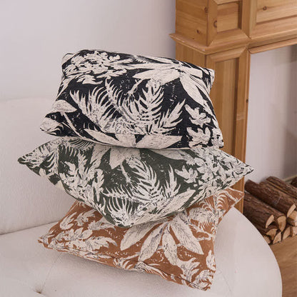 Tropical Island Leaf Throw Pillow - image 3