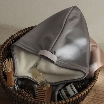 Absorbent Fleece Hair Drying Towel Wrap - image 4