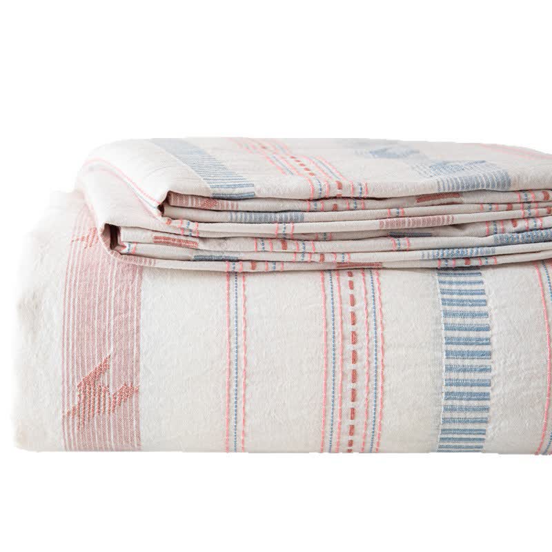 Striped Jacquard Pure Cotton Sheet Bedspread - image 9