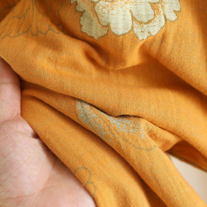 Oriental Style Peony Cotton Pajama Set - image 13