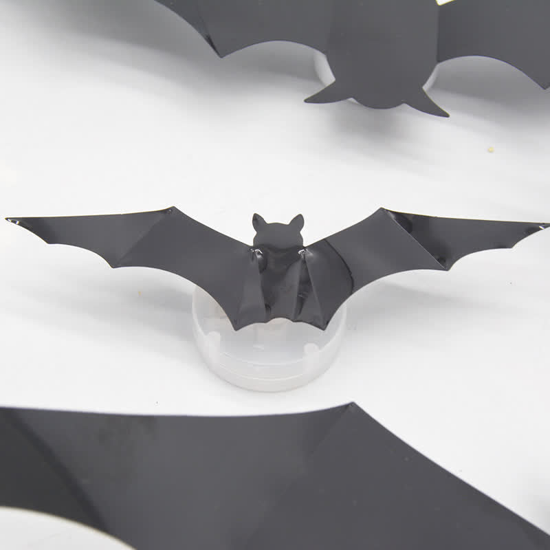 Halloween 3D LED Bat Glitter Wall Decoration - image 9