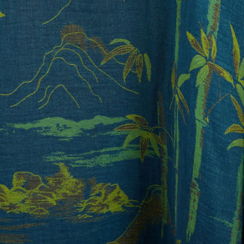 Bamboo Oriental Tassel Cotton Pajama Set - image 13