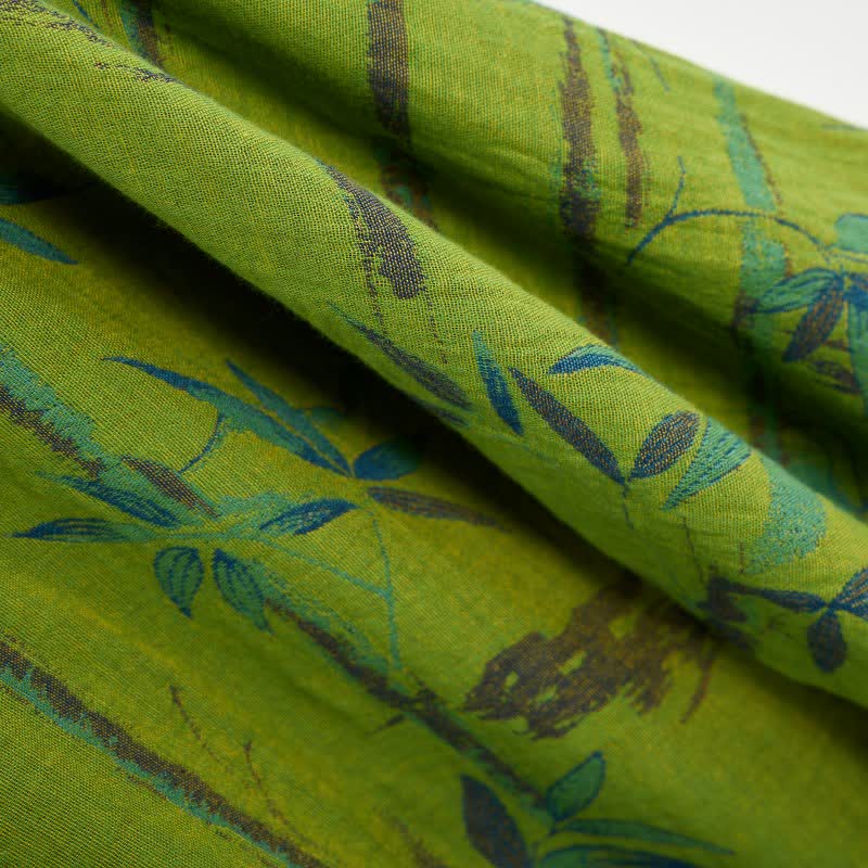 Bamboo Oriental Tassel Cotton Pajama Set - image 7