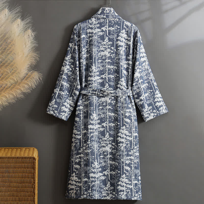 Botanical Cotton Double Layer Gauze Robe - image 3
