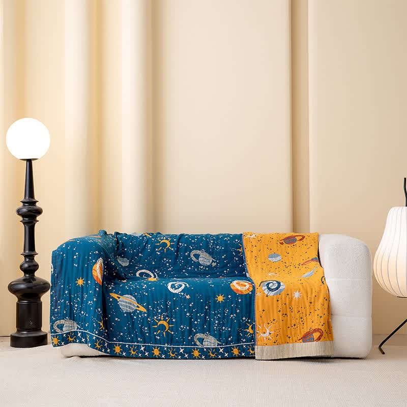 Dreamy Galaxy Cotton Reversible Quilt - image 1