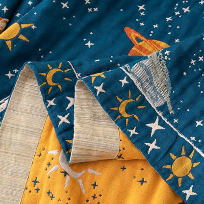Dreamy Galaxy Cotton Reversible Quilt - image 3