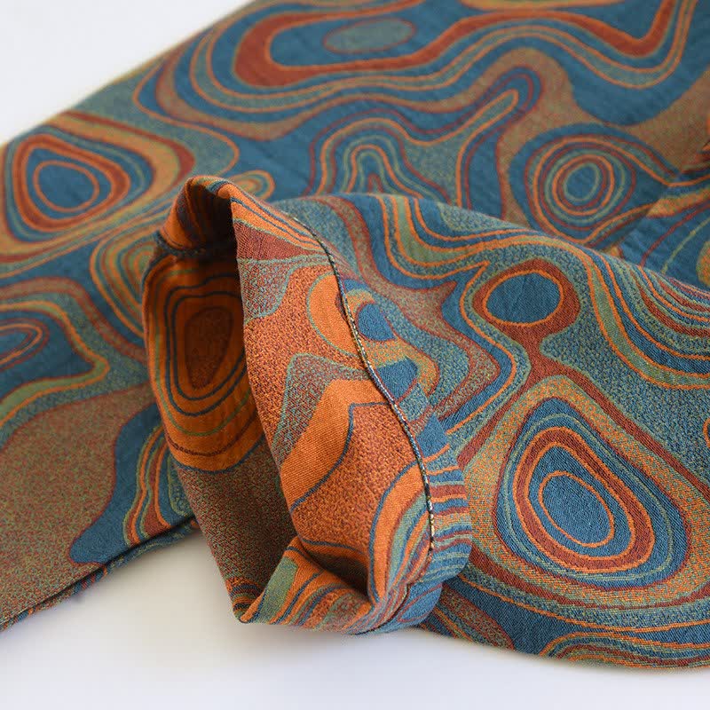 Artistic abstract Cotton Pajama Set - image 11