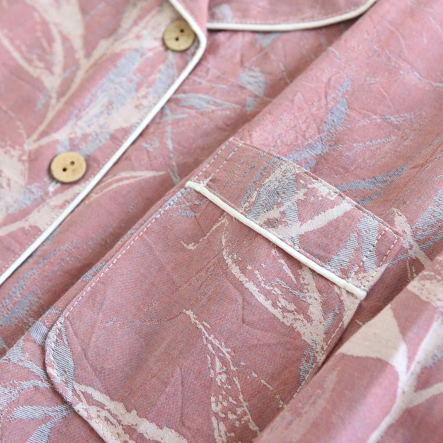 Bamboo Leaf Inspired Cotton Pajama Set - image 8