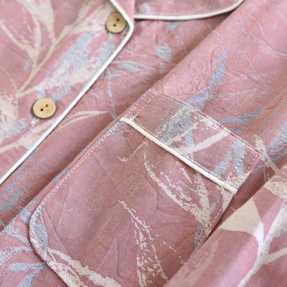 Bamboo Leaf Inspired Cotton Pajama Set - image 8