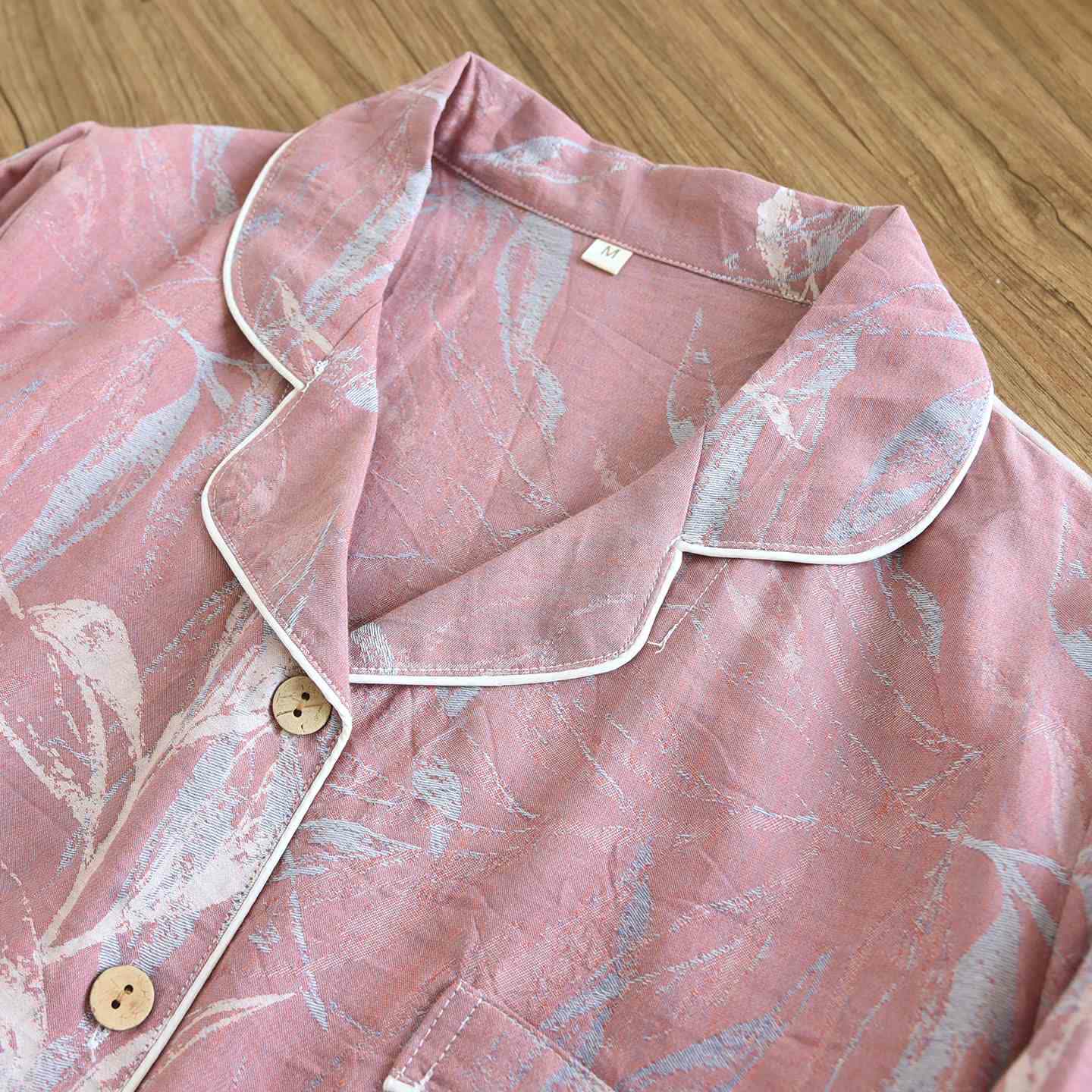 Bamboo Leaf Inspired Cotton Pajama Set - image 7