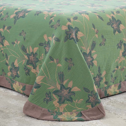 Elegant Lily Cotton Gauze Bedding Set (4PCS)  - image 7