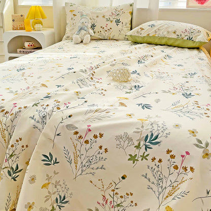 Delicate Leafy Print Cotton Bedding Set - image 5