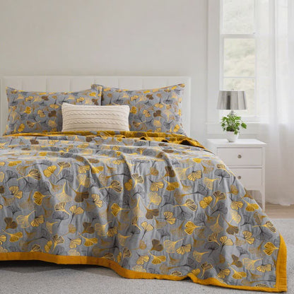 Ginkgo Biloba Organic Cotton Quilt - image 43