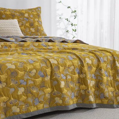 Ginkgo Biloba Organic Cotton Quilt - image 56