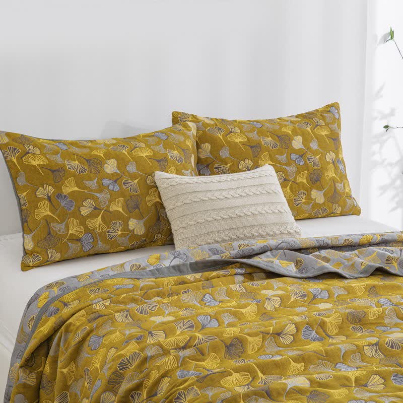 Ginkgo Biloba Organic Cotton Quilt - image 56