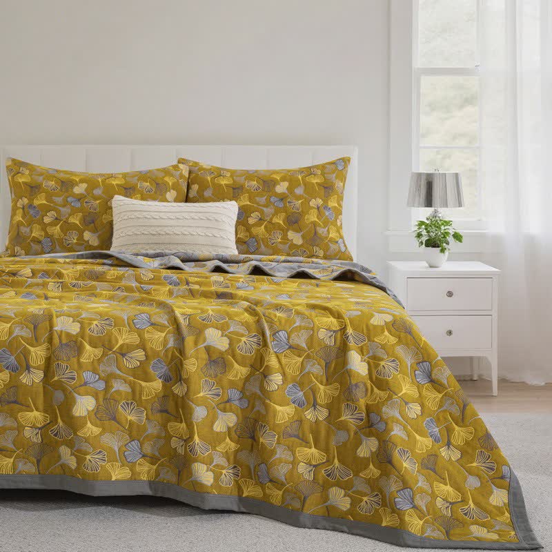 Ginkgo Biloba Organic Cotton Quilt - image 54