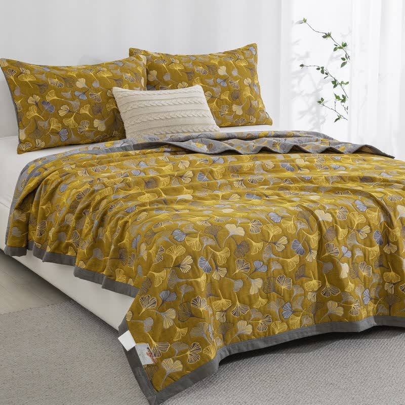 Ginkgo Biloba Organic Cotton Quilt - image 53