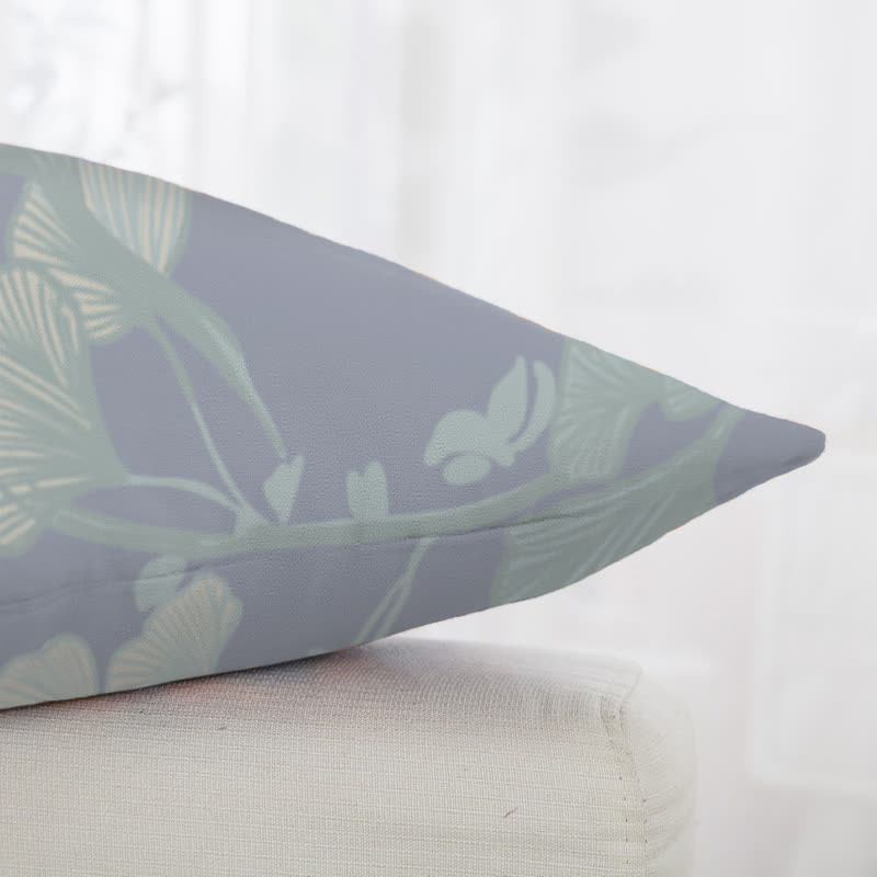Ginkgo Leaf Cotton Jacquard Square Pillowcases(2PCS) - image 6