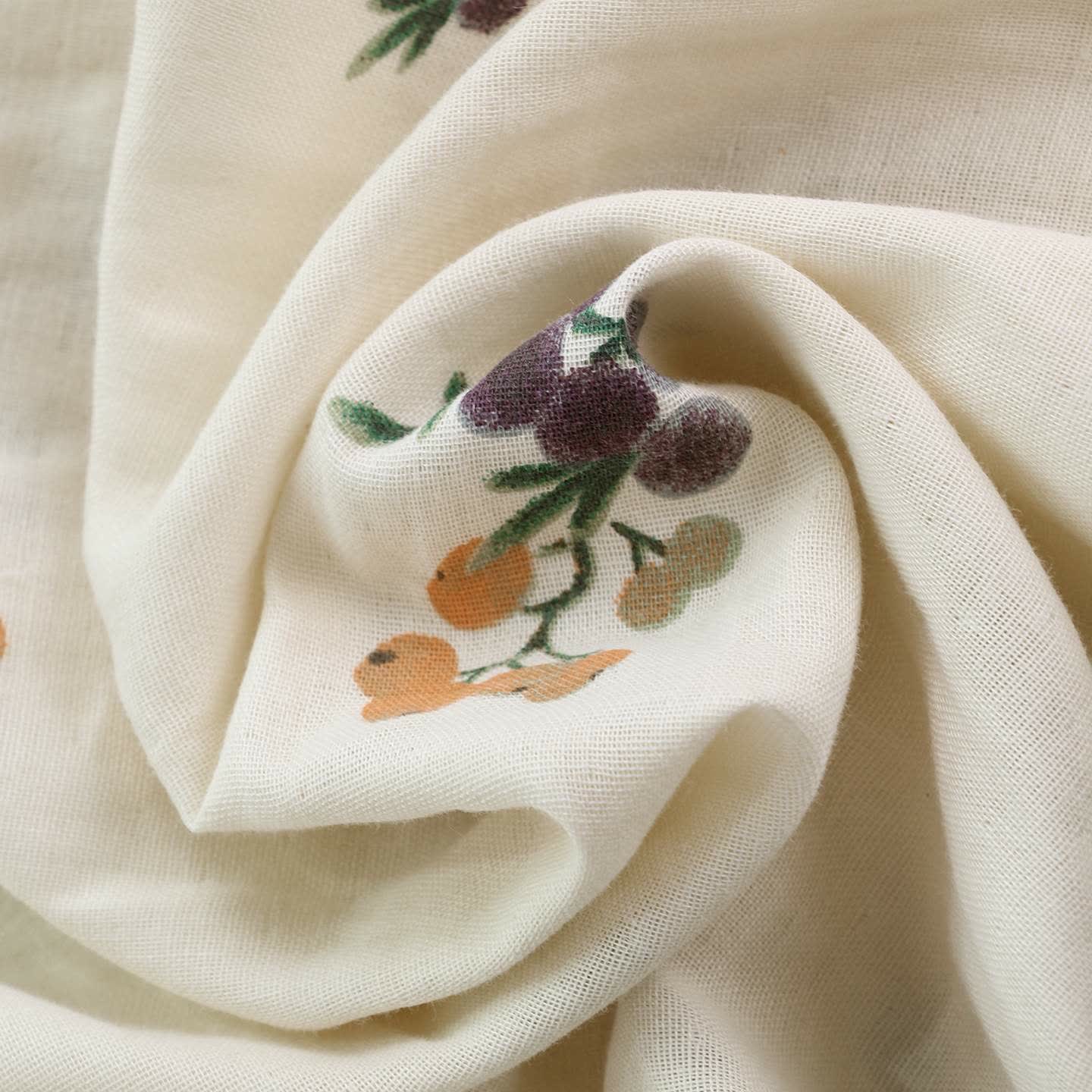 Loquat Fruit Cotton Gauze Loungewear Set - image 1