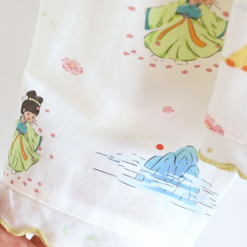 Oriental Cartoon Princess Cotton Gauze Loungewear - image 5