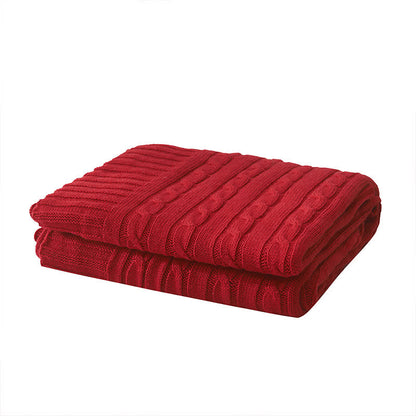 Ownkoti Solid Color Cotton Sofa Knit Blanket - image 7