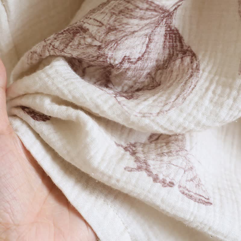 Butterfly Hanfu Inspired Cotton Gauze Nightdress - image 9