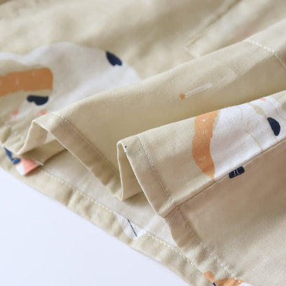 Matching Cat Kimono Cotton Gauze Loungewear - image 10