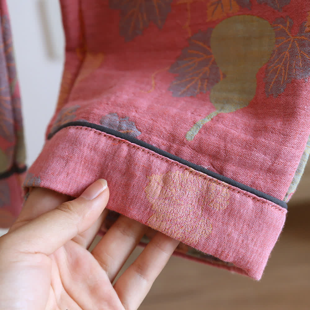 Gourd Cotton Long Sleeves Pajama Set - image 7