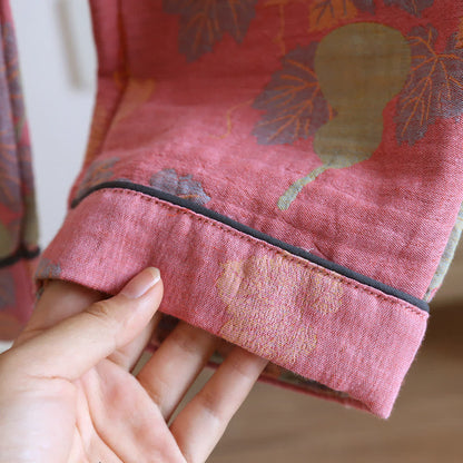 Gourd Cotton Long Sleeves Pajama Set - image 7