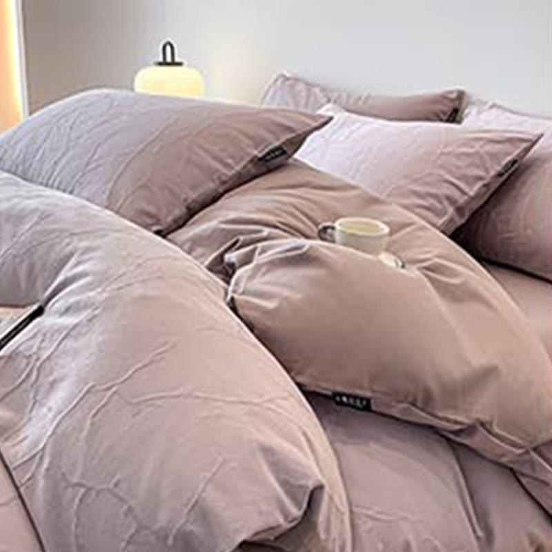 Luxury Pure Cotton Bedding Set (4PCS)  - image 18