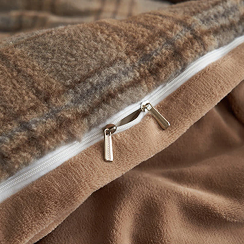 Classic Plaid Cozy Thick Bedding Set (4PCS) - image 21