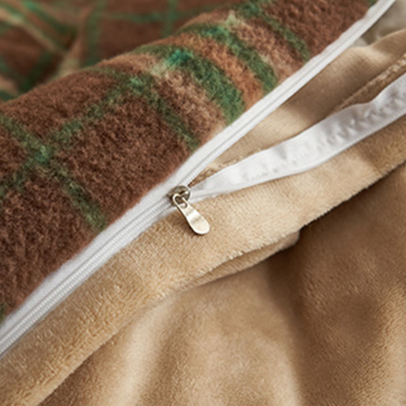 Classic Plaid Cozy Thick Bedding Set (4PCS) - image 16