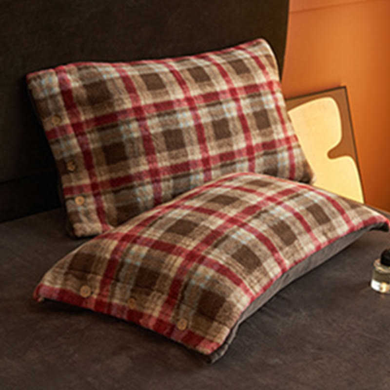 Classic Plaid Cozy Thick Bedding Set (4PCS) - image 29