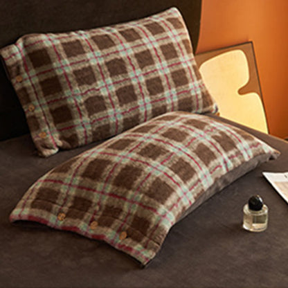 Classic Plaid Cozy Thick Bedding Set (4PCS) - image 25