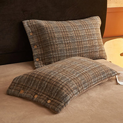 Classic Plaid Cozy Thick Bedding Set (4PCS) - image 20