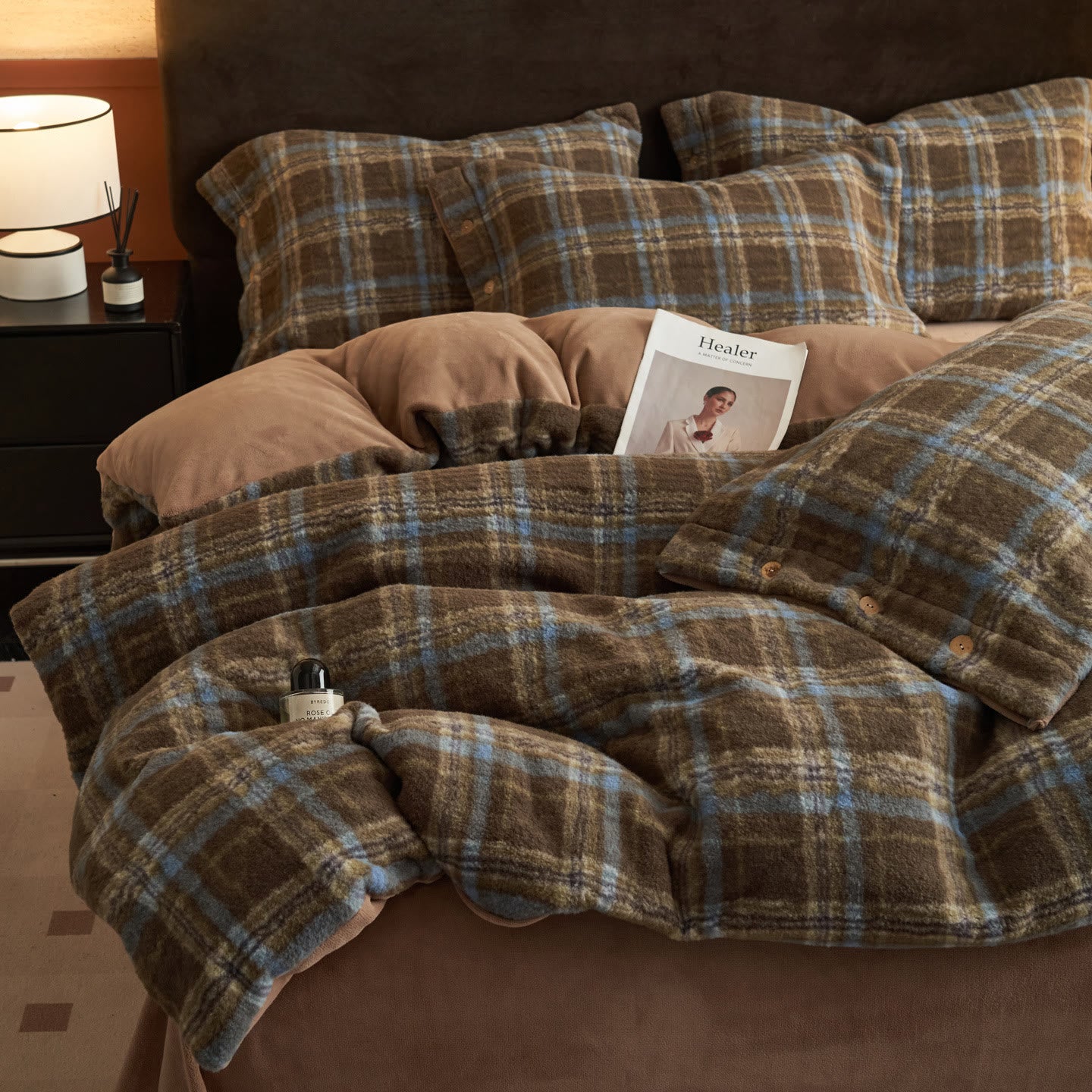 Classic Plaid Cozy Thick Bedding Set (4PCS) - image 41