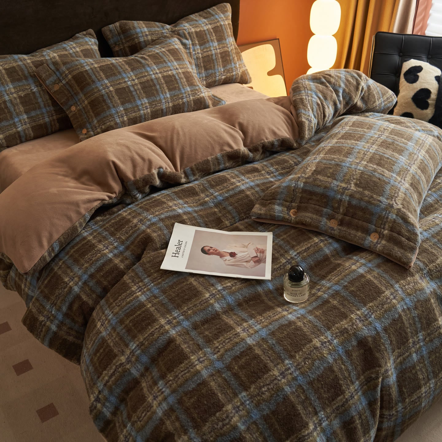 Classic Plaid Cozy Thick Bedding Set (4PCS) - image 43