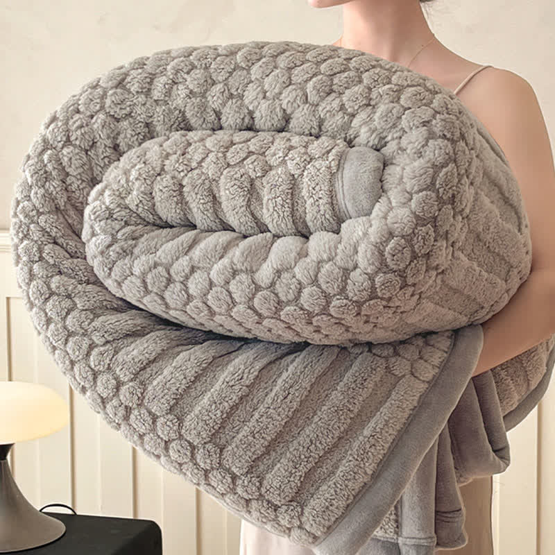 Ownkoti Geometric textured Plush Throw Blanket - image 9