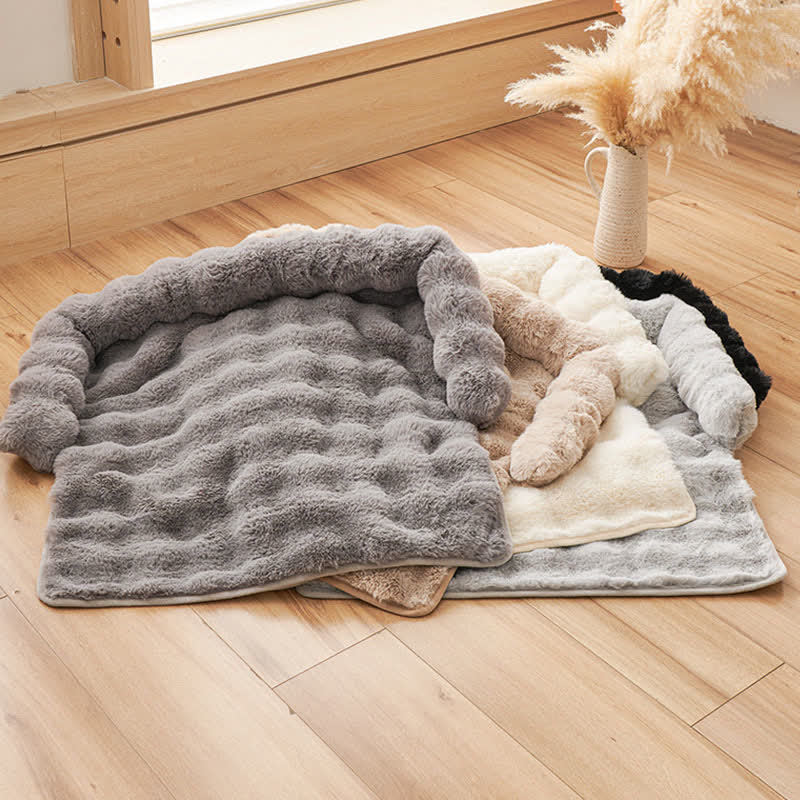 Ownkoti Solid Plush Pet Sofa Bed - image 1