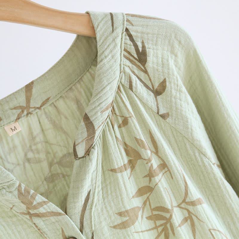 Ownkoti Bamboo Cotton Gauze Button Nightdress - image 3