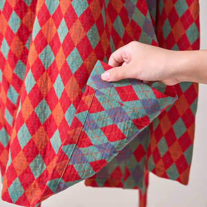 Ownkoti Classic Diamond Cotton Gauze Kimono Robe - image 9