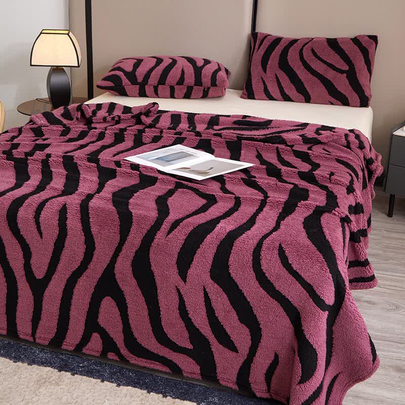 Ownkoti Modern Zebra Print Throw Blanket - image 0