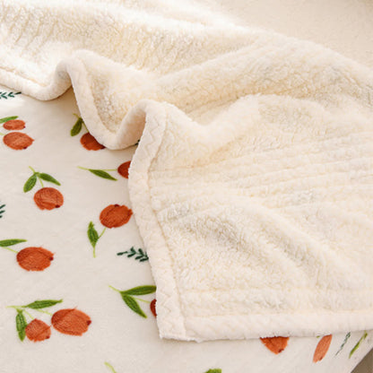 Ownkoti Tulip Sherpa Reversible Throw Blanket - image 4