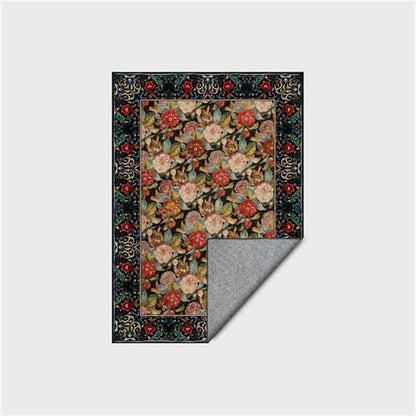 Ownkoti Dark Floral Indoor Outdoor Area Rug - image 4