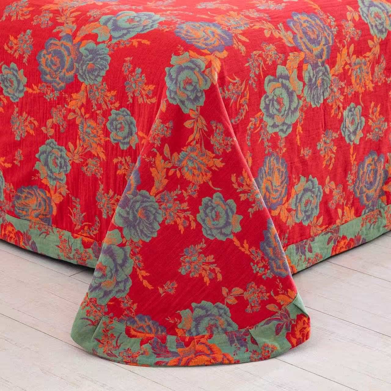 Ownkoti Peony Pure Cotton Gauze Bedding(4PCS) - image 5