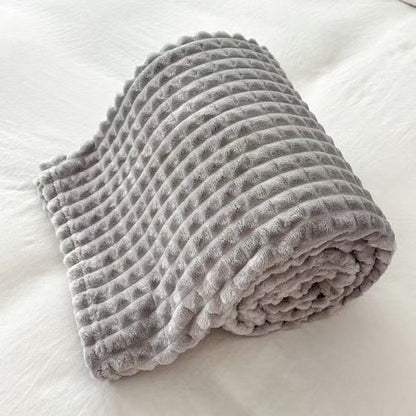 Plaid Thick Warm Throw Blanket - Gray - 79"W x 90"L - image 19