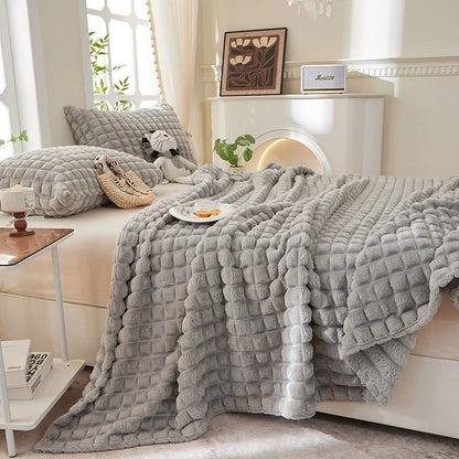 Plaid Thick Warm Throw Blanket - image 27