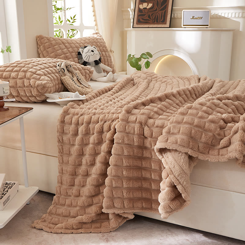 Plaid Thick Warm Throw Blanket - image 29