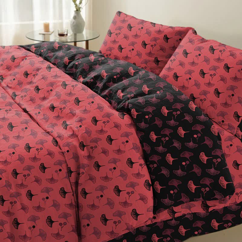 Ownkoti Timeless Ginkgo Cotton Gauze Bedding Set(4PCS) - image 7